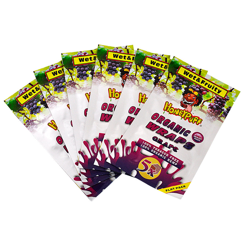 Honeypuff Flavored Blunt Wraps - (5 Wraps Per Pack) - Bittchaser Smoke Shop