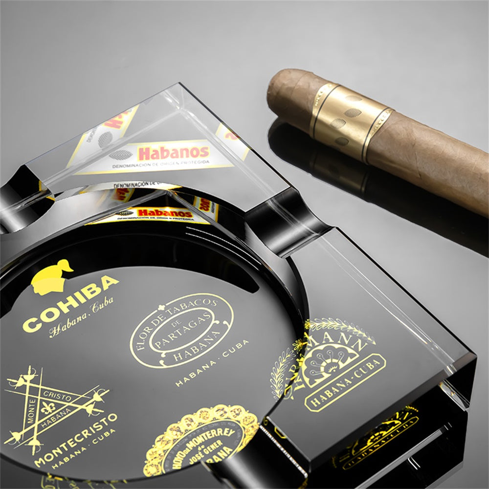 Black Cohiba Cigar Ashtray
