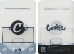 Cookies Ziplock Smell Proof Bags - 28g (100pcs Bundle) - Bittchaser Smoke Shop