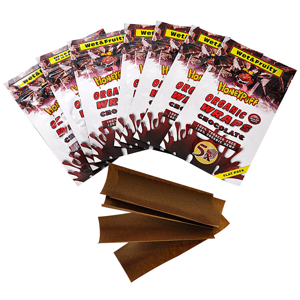Honeypuff Flavored Blunt Wraps - (5 Wraps Per Pack) - Bittchaser Smoke Shop
