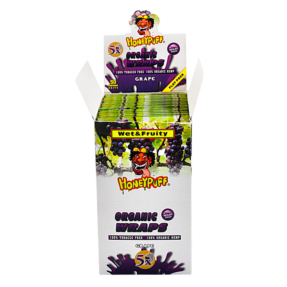 Honeypuff Flavored Blunt Wraps - (5 Wraps Per Pack) - Bittchaser Smoke Shop