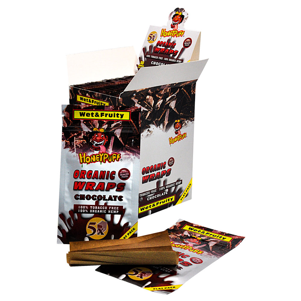 Honeypuff Flavored Blunt Wraps - (5 Wraps Per Pack) - Bittchaser Smoke Shop