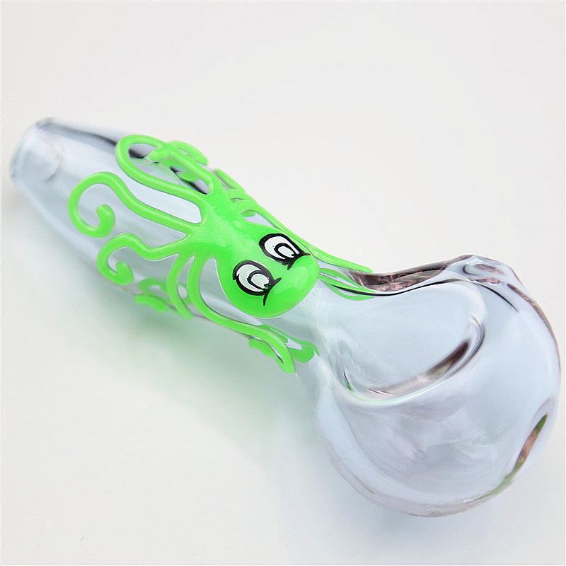 Hippculture Smoking Octopus Pipe Design - Bittchaser Smoke Shop