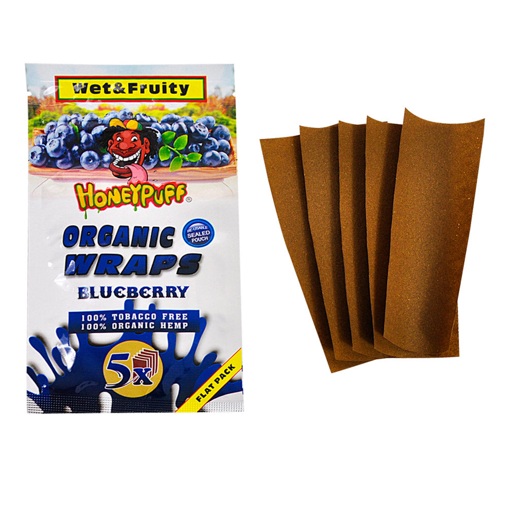Honeypuff Flavored Blunt Wraps - (5 Wraps Per Pack) - Bittchaser Smoke Shop