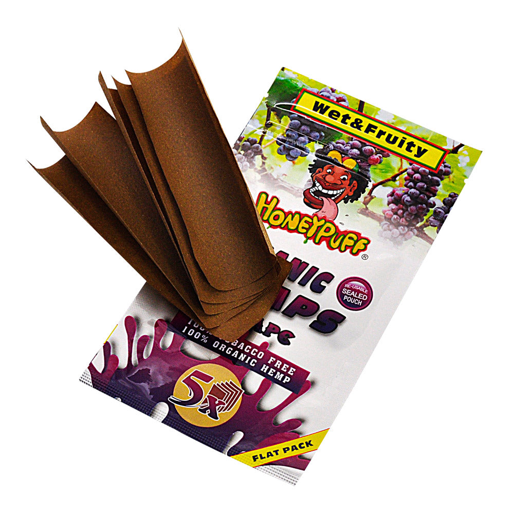 Honeypuff Flavored Blunt Wraps - (5 Wraps Per Pack) - Bittchaser Smoke Shop