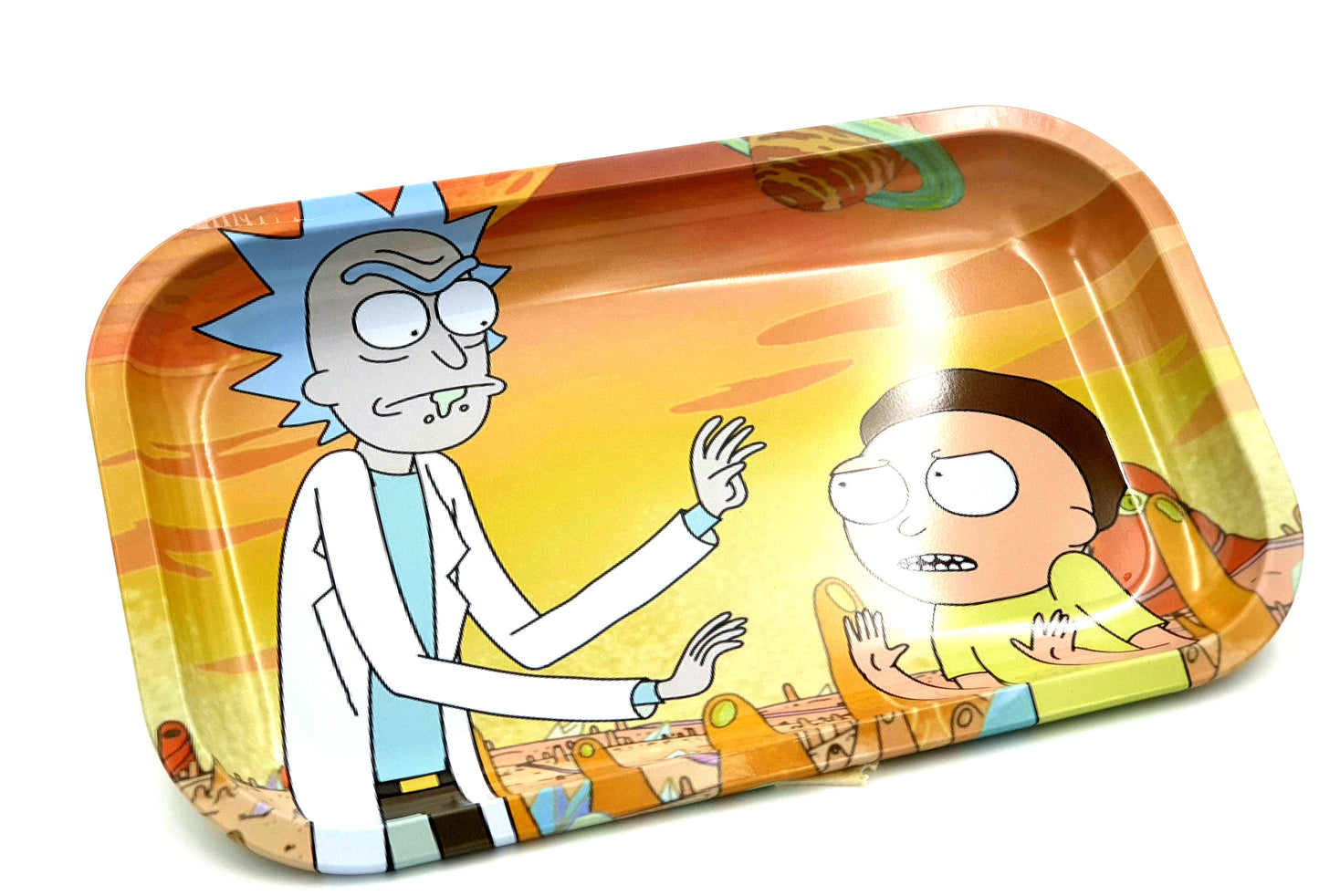 R&M Rare Edition Design Rolling Tray - Large - Bittchaser Smoke Shop