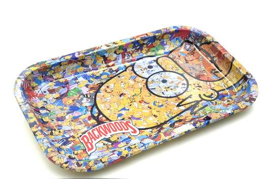 The Simpsons Rolling Tray - Large - Bittchaser Smoke Shop