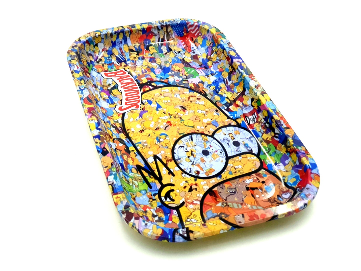 The Simpsons Rolling Tray - Large - Bittchaser Smoke Shop