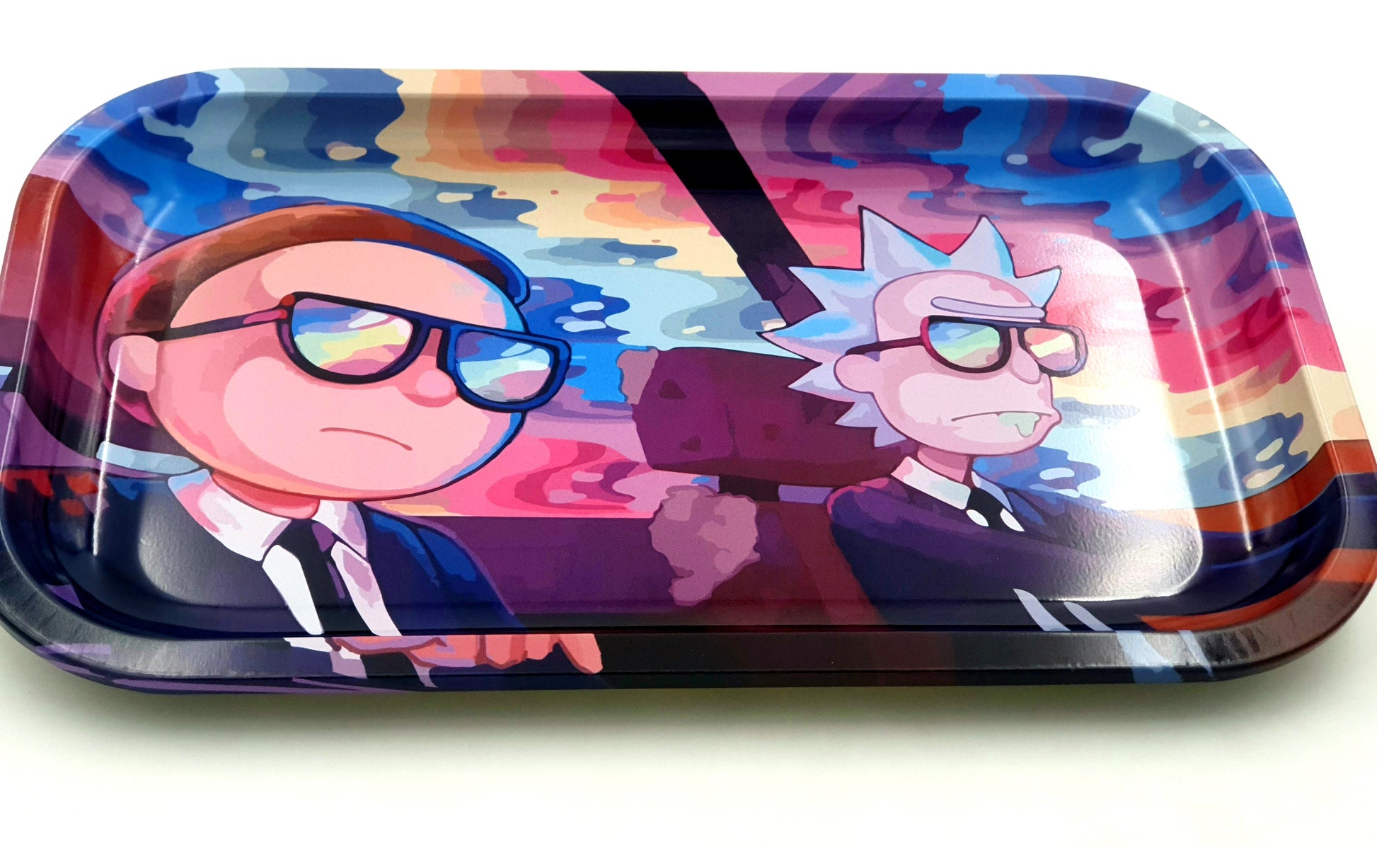 R&M Unique Design Rolling Tray - Large - Bittchaser Smoke Shop