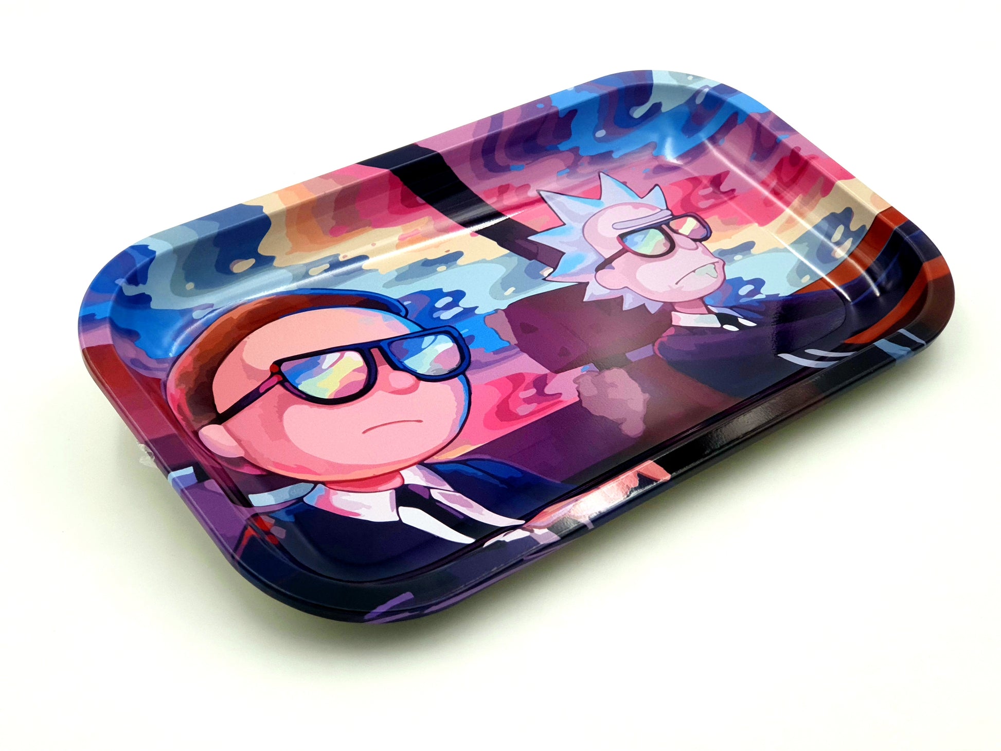 R&M Unique Design Rolling Tray - Large - Bittchaser Smoke Shop