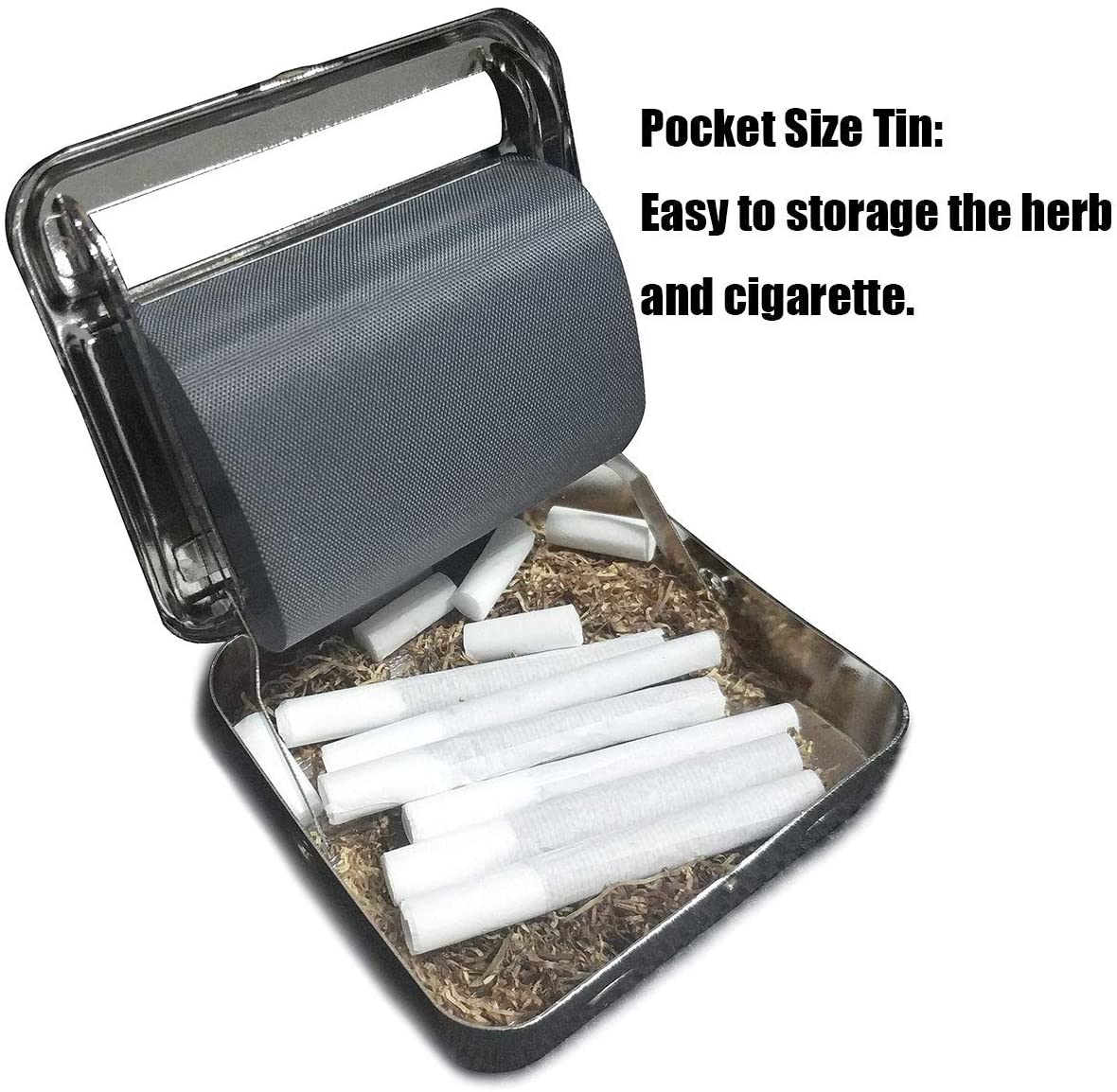 Zilla Metal Automatic Cigarette Tobacco Smoking Rolling Machine Herb Roller 70mm - Bittchaser Smoke Shop