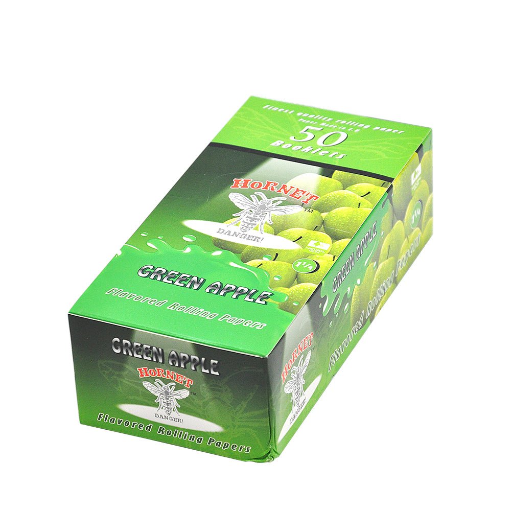 Hornet Apple Flavored Rolling Paper (Full Box) - Bittchaser Smoke Shop