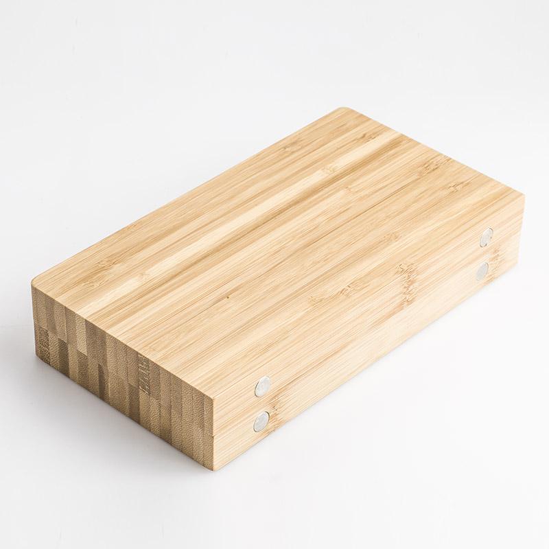 Bamboo Magnetic Rolling Tray - Bittchaser Smoke Shop