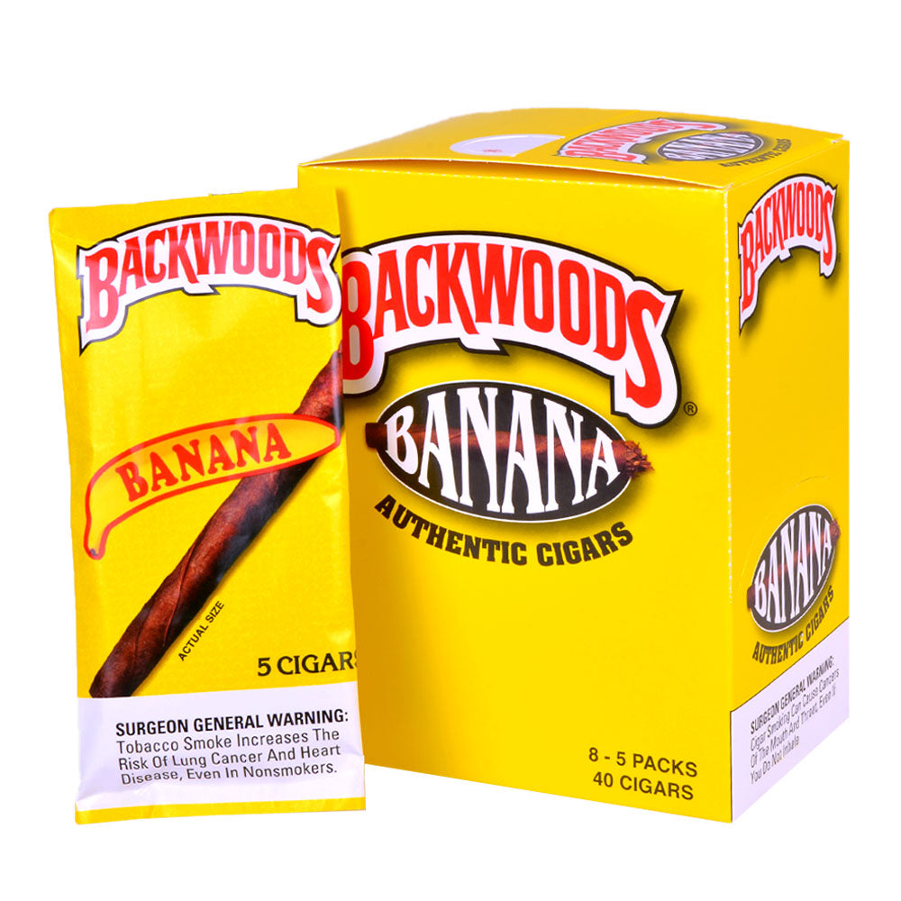 Backwoods Banana Cigars 5 pack - Bittchaser Smoke Shop
