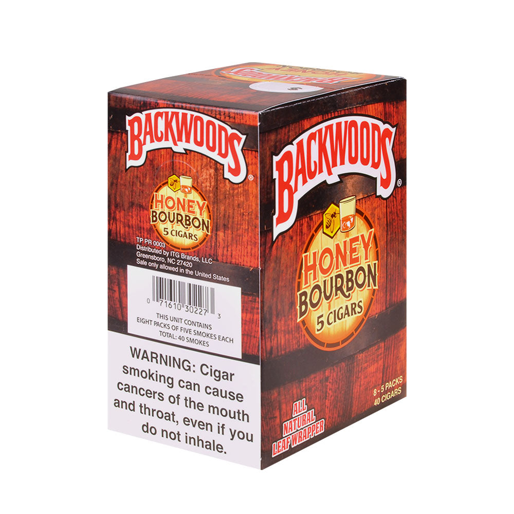 Backwoods Honey Bourbon (5 pack) - Bittchaser Smoke Shop