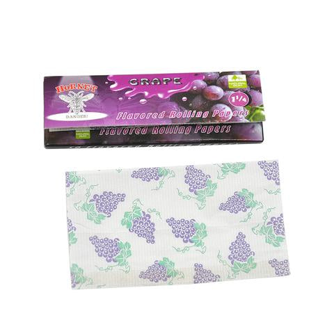 Hornet Grape Flavored Rolling Paper (Full Box) - Bittchaser Smoke Shop