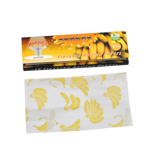 Hornet Banana Flavored Rolling Paper (Full Box) - Bittchaser Smoke Shop