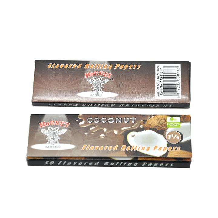 Hornet Coconut Flavored Rolling Paper (Full Box) - Bittchaser Smoke Shop