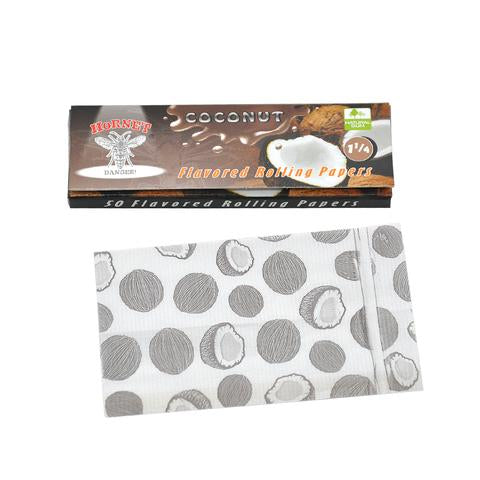 Hornet Coconut Flavored Rolling Paper (Full Box) - Bittchaser Smoke Shop