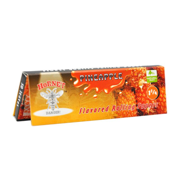 Hornet Pineapple Flavored Rolling Paper (Full Box) - Bittchaser Smoke Shop