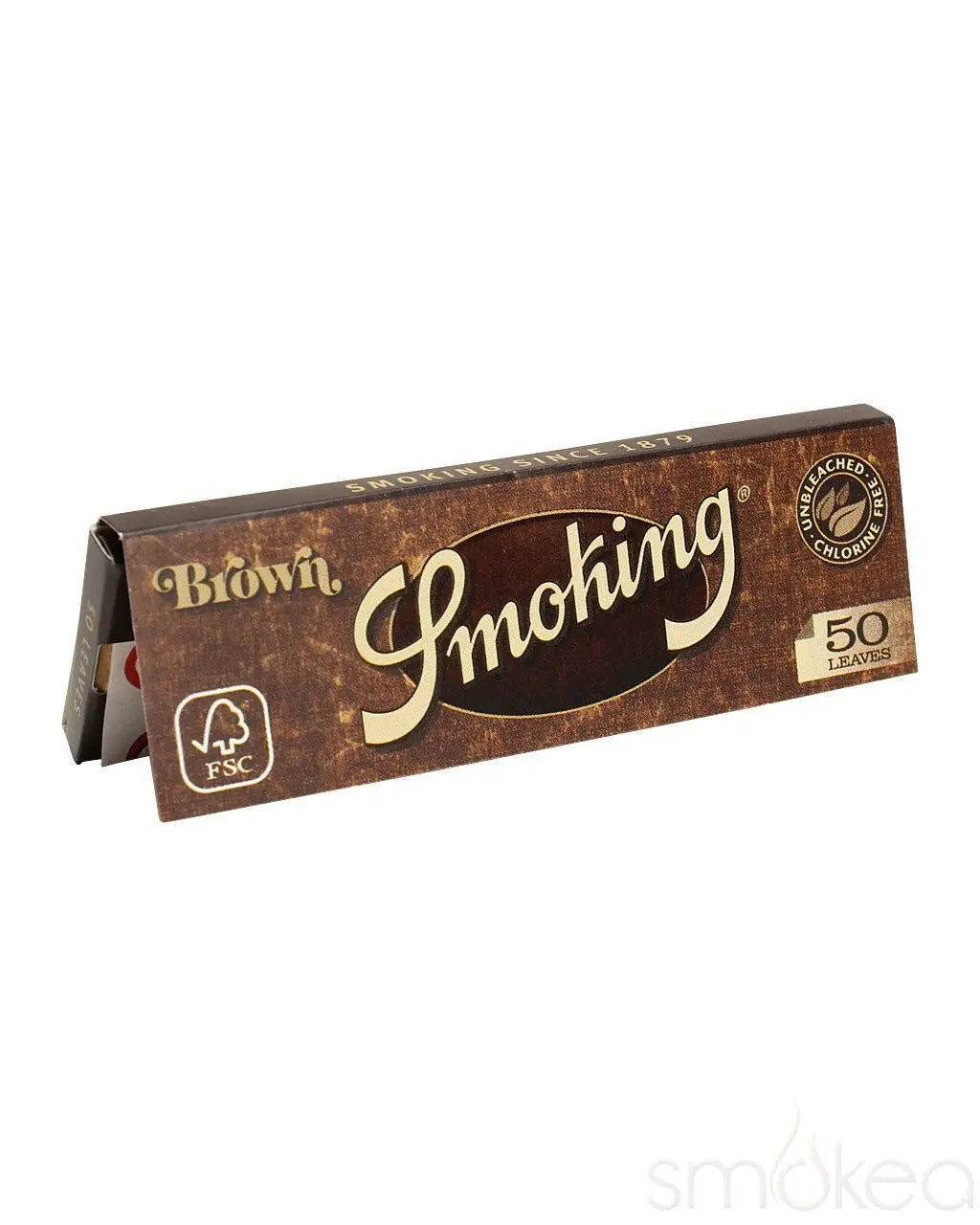 Smoking Brown Medium 1 1/4 Rolling Papers (Full Box) - Bittchaser Smoke Shop