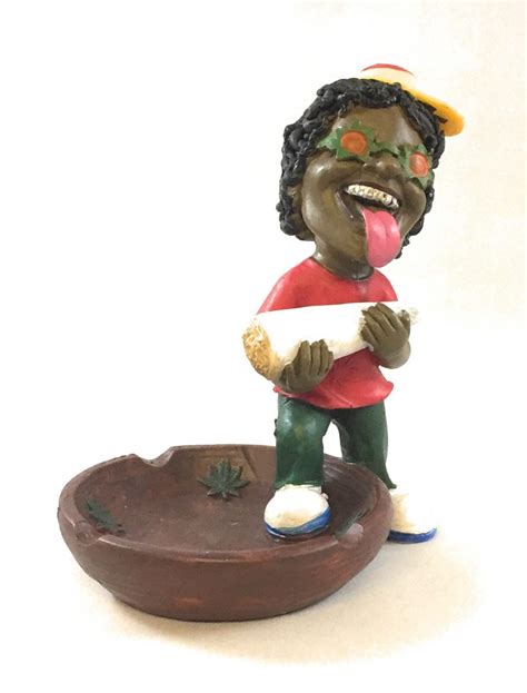 Cool Jamaican Resin Ashtray - Bittchaser