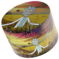 Rick n Morty 63mm (Medium Size) 4 Part Alloy Metallic Grinders [HG-005]