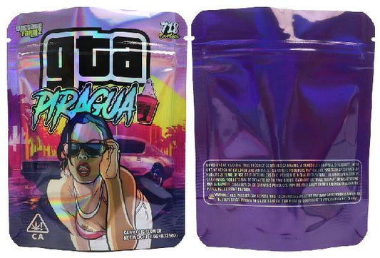 GTA Paragua Ziplock Smell Proof Bag - 3.5g (100pcs)