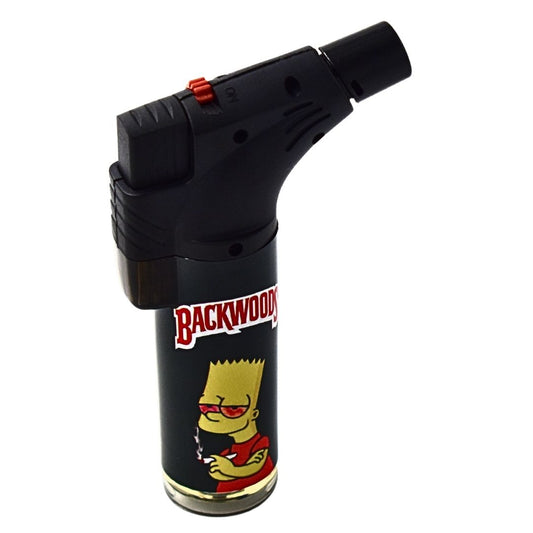 Backwoods Simpsons Angle Torch Lighter | Black