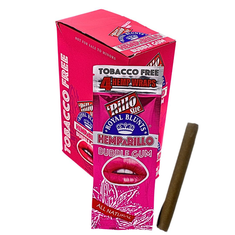 Royal Blunts Hemparillo Bubble Gum Flavored Hemp Wraps - Bittchaser Smoke Shop