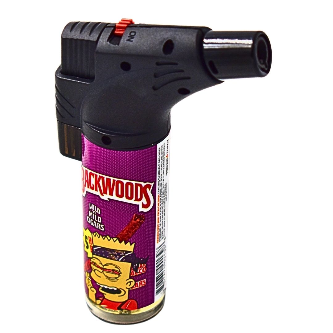 Backwoods Simpsons Angle Torch Lighter | Purple