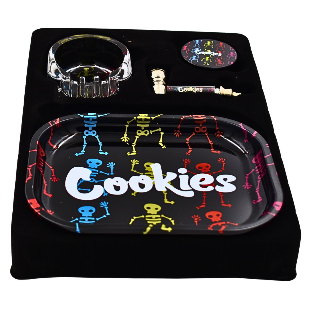 Cookies Fine Skeletons Art Smoking Kit - Gift Set - Bittchaser