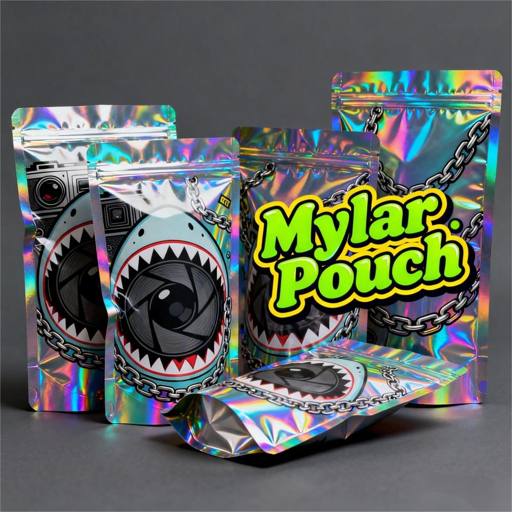 Mylar Smell Proof Ziplock Bags Size (7x10cm) (100pcs Bundle) - Bittchaser Smoke Shop