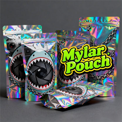 Mylar Smell Proof Ziplock Bags Size (7x10cm) (100pcs Bundle) - Bittchaser Smoke Shop