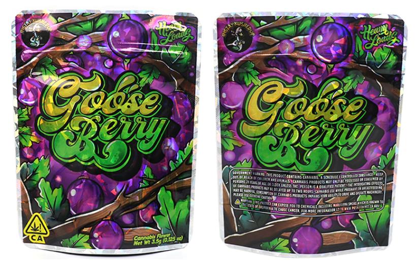 Goose Berry Ziplock Smell Proof Bag - 3.5g (100pcs)
