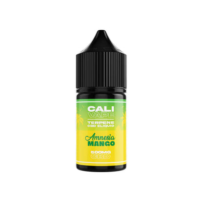 CALI VAPE 500mg Broad Spectrum CBD E-liquid 10ml (60PG/40VG) - Bittchaser Smoke Shop