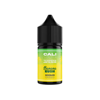 CALI VAPE 500mg Broad Spectrum CBD E-liquid 10ml (60PG/40VG) - Bittchaser Smoke Shop