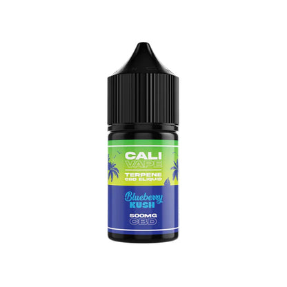 CALI VAPE 500mg Broad Spectrum CBD E-liquid 10ml (60PG/40VG) - Bittchaser Smoke Shop