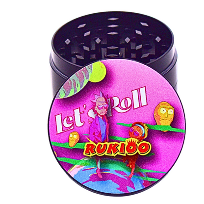 Let's Roll Rukioo R&M Smoking Kit Gift Bag - Bittchaser