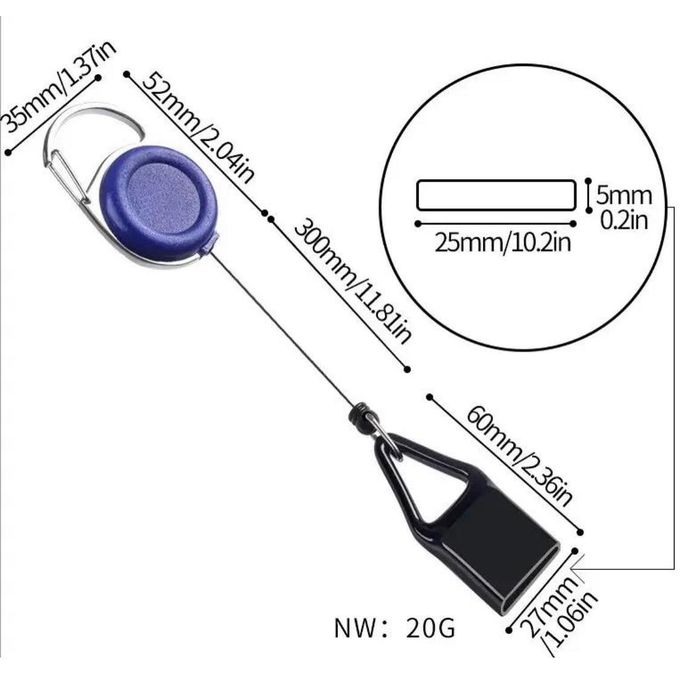 J6 Bic Standard Retractable Lighter Leashes
