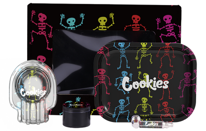 Cookies Fine Skeletons Art Smoking Kit - Gift Set - Bittchaser