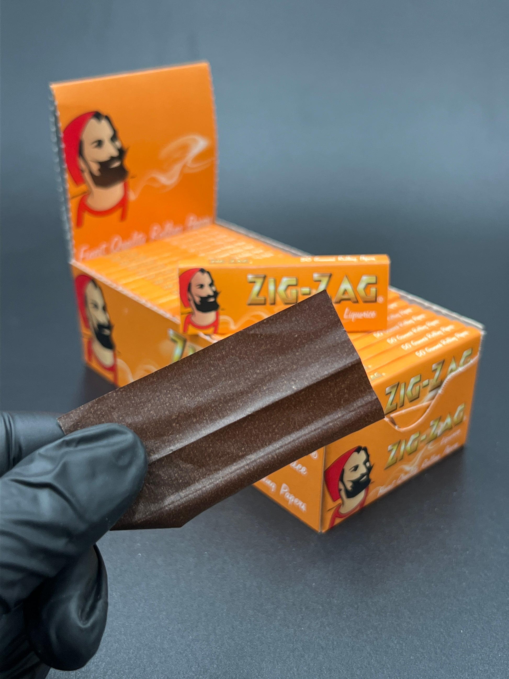 ZigZag Dark Brown Chocolate Liquorice Rolling Papers - Bittchaser Smoke Shop