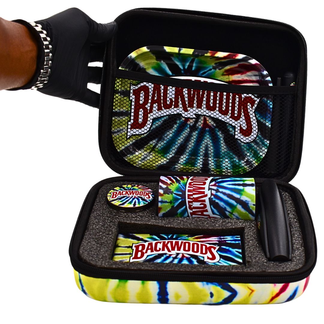 Backwoods Tie-Dye Smoking Kit- Gift Bag