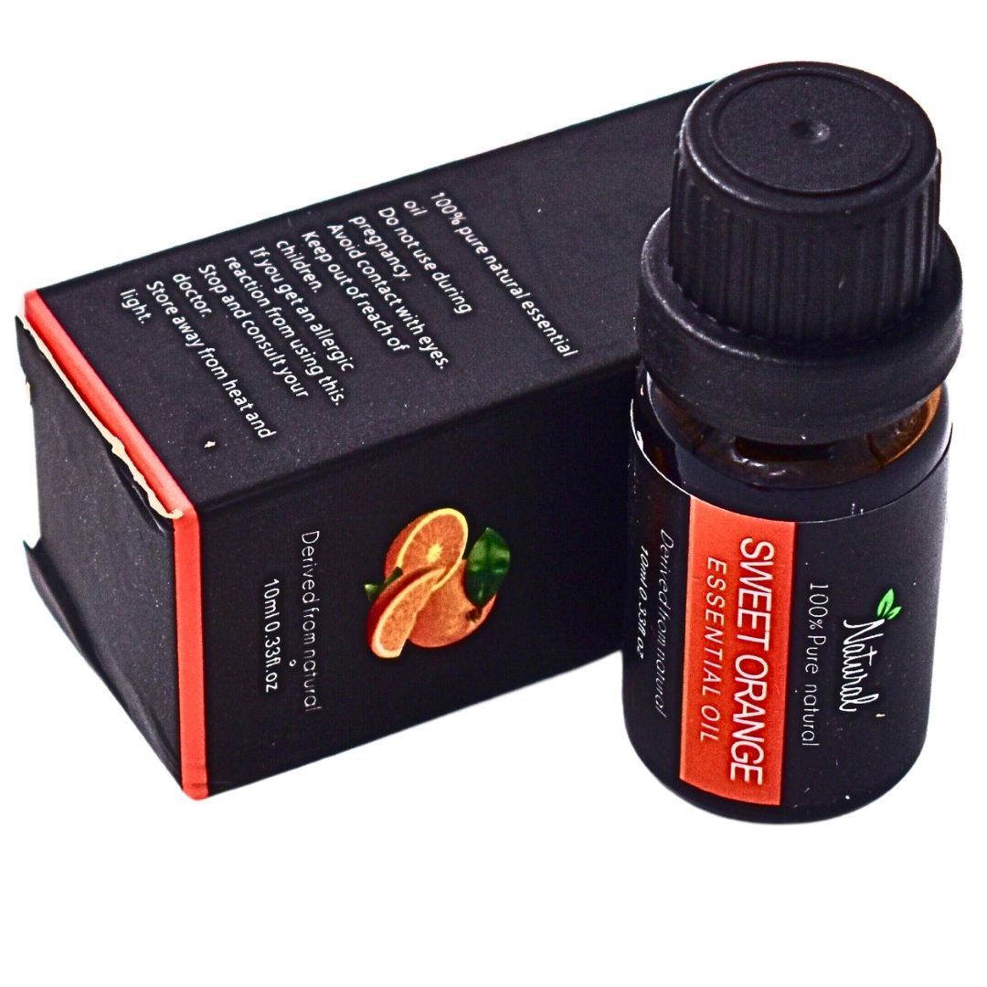 Natural Sweet Orange Essential Oil - Pure and Aromatic Oil for Aromatherapy and Wellness - Bittchaser