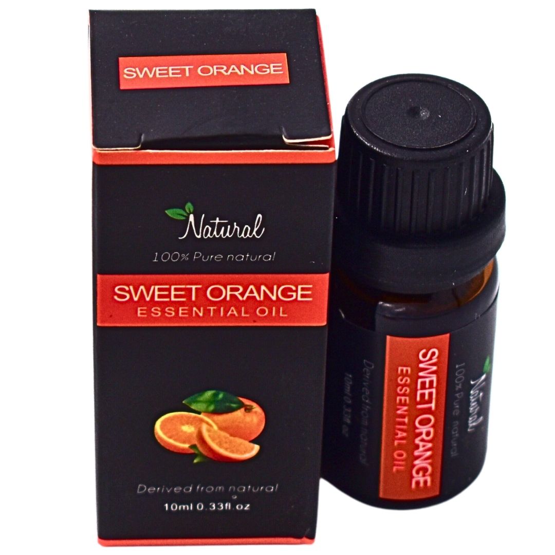 Natural Sweet Orange Essential Oil - Pure and Aromatic Oil for Aromatherapy and Wellness - Bittchaser