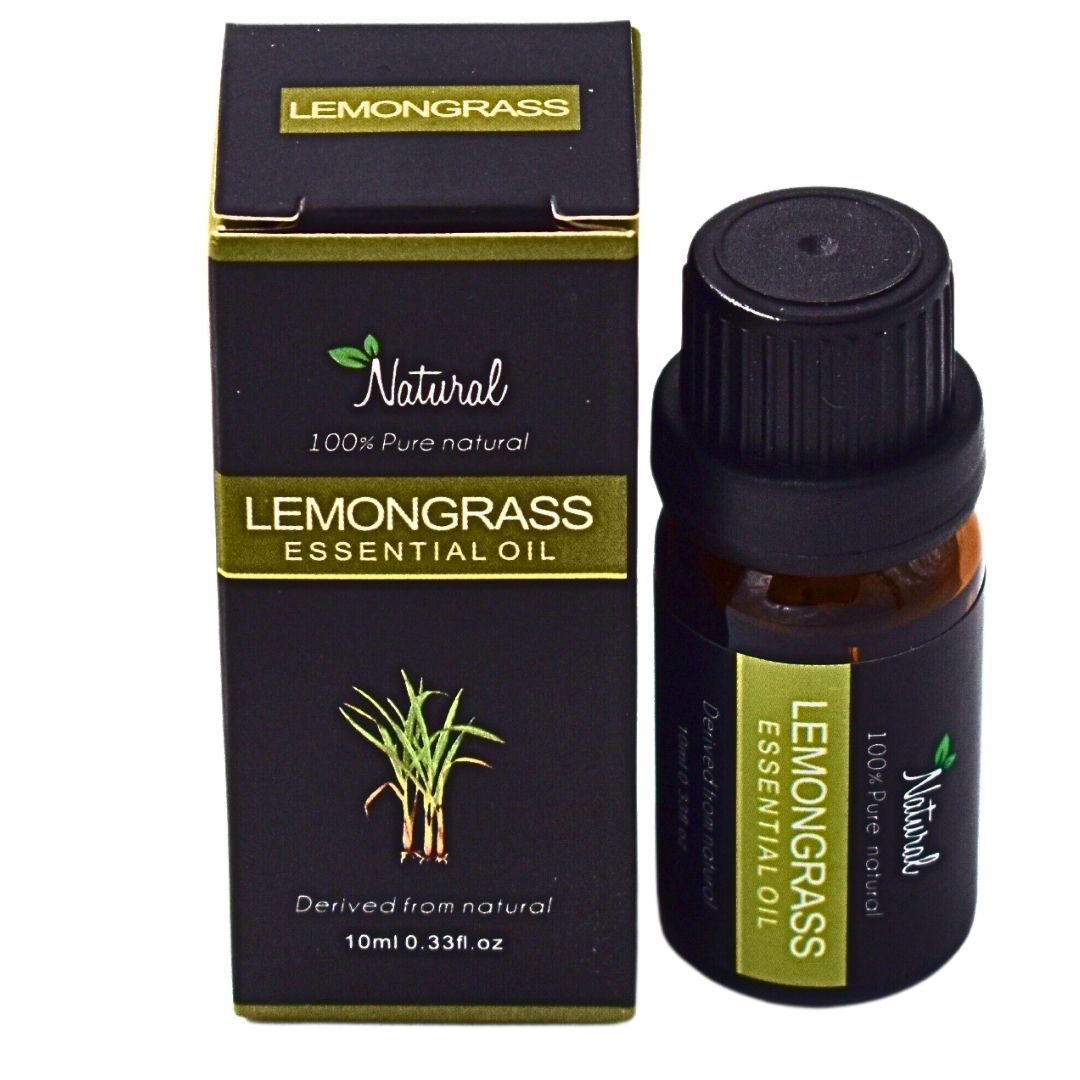Natural Lemon Grass Essential Oil - Pure and Aromatic Oil for Aromatherapy and Wellness