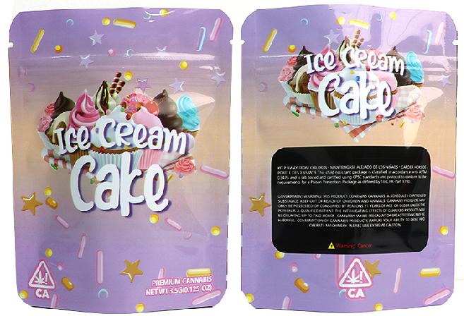 Ice Cream Cake Ziplock Smell Proof Bag - 3.5g (100pcs)