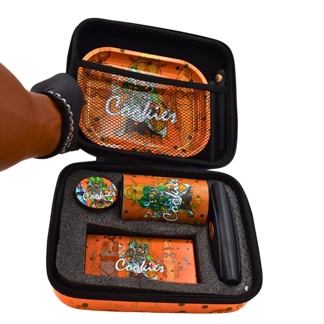 Cookies Orange Smoking Kit - Gift Bag - Bittchaser