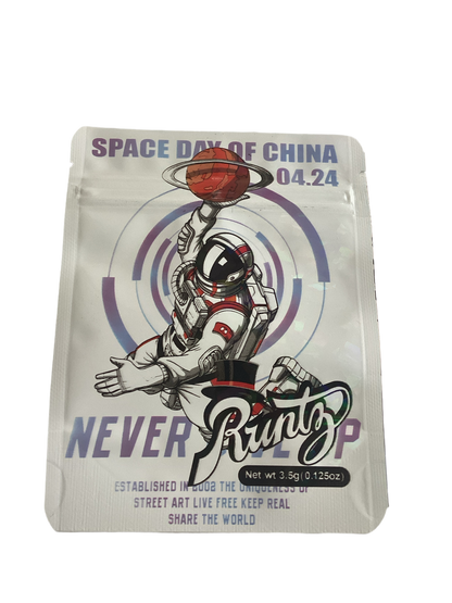 Runtz space day of china  Design Ziplock Smell Proof Bag-3.5g (100pcs)