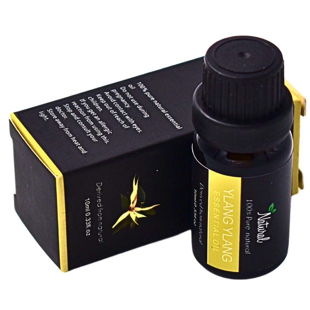 Natural Ylang Ylang Essential Oil - Pure and Aromatic Oil for Aromatherapy and Wellness